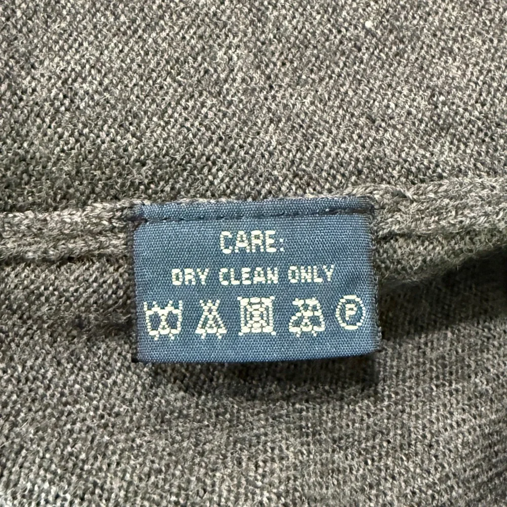 Ralph Lauren Sport Womens XL Grey 100% Merino Wool Button Front Cardigan Sweater